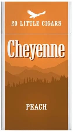 Cheyenne Peach Filtered Cigars 10 Packs of 20