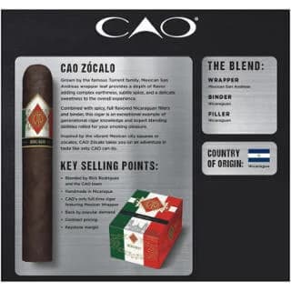 CAO Zocalo - Toro - BOX OF 20