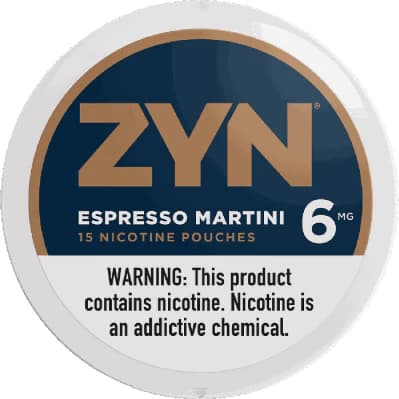 ZYN Espresso Martini 6mg Nicotine pouches (5 cans)