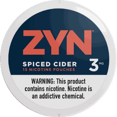 ZYN Nicotine pouches 3mg Spiced Cider (5 cans)