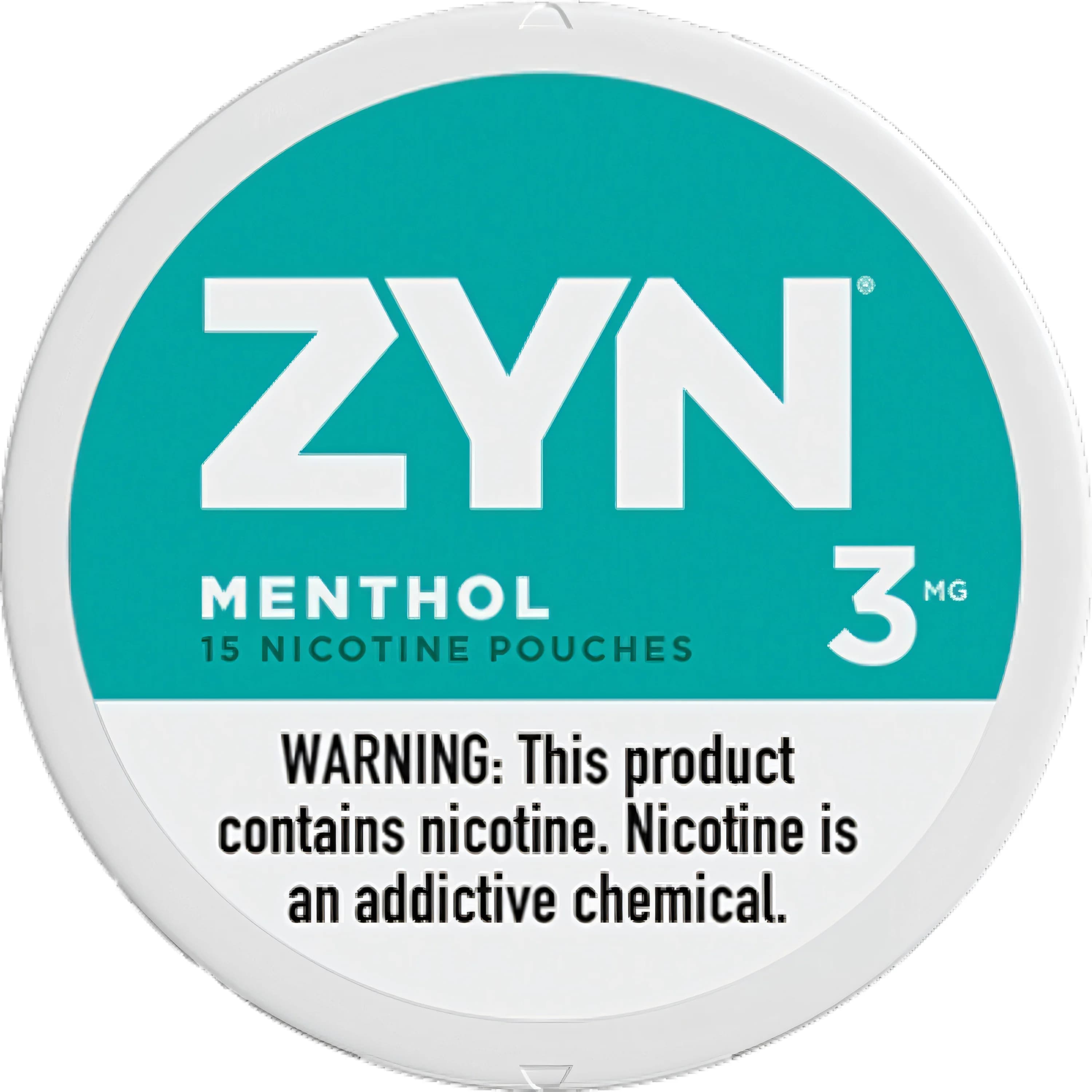 ZYN Nicotine pouches 3mg Menthol (5 cans)