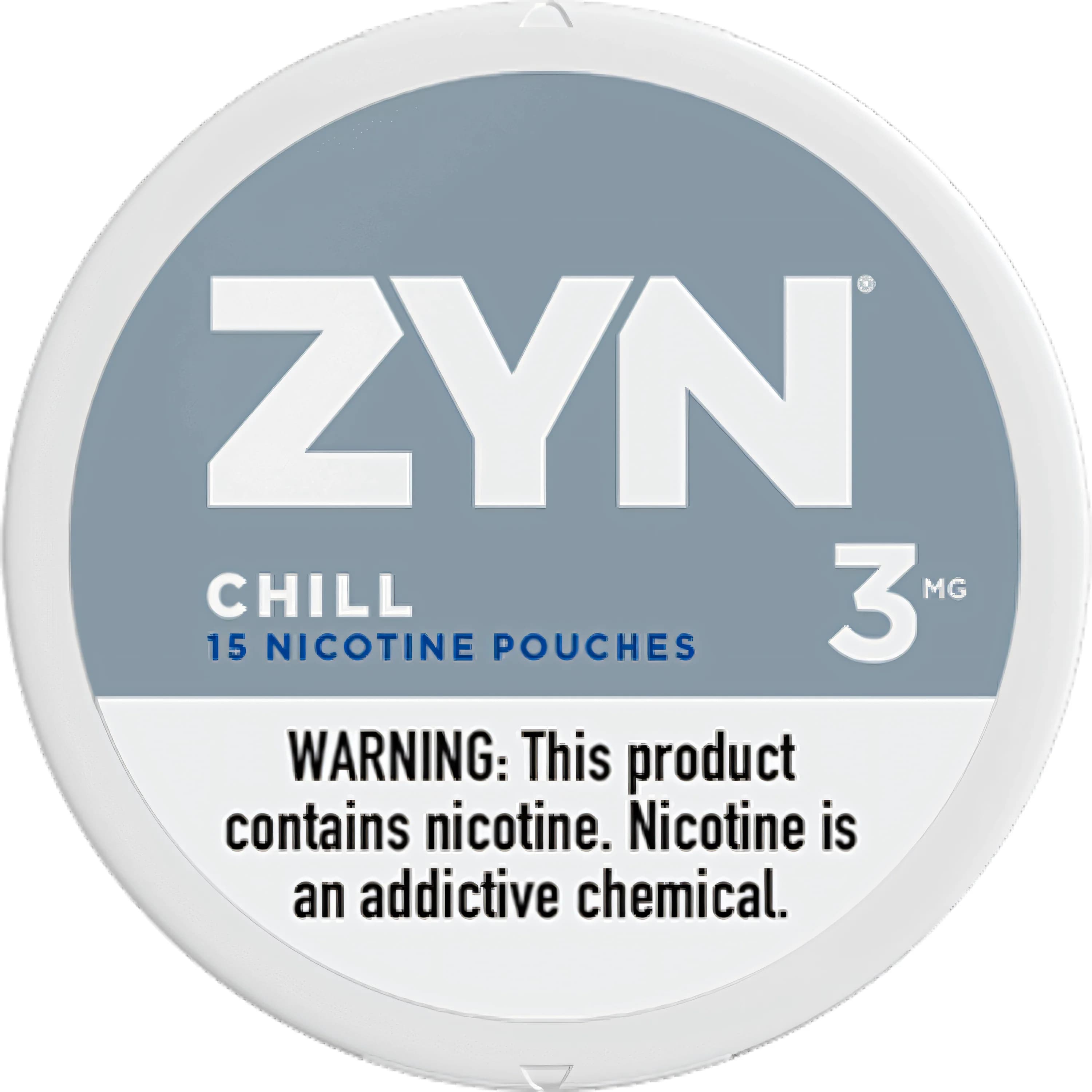 ZYN Chill 3mg Nicotine pouches (5 cans)