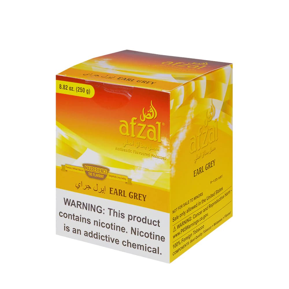 Afzal Earl Grey Hookah Tobacco - 250g Shisha Molasses