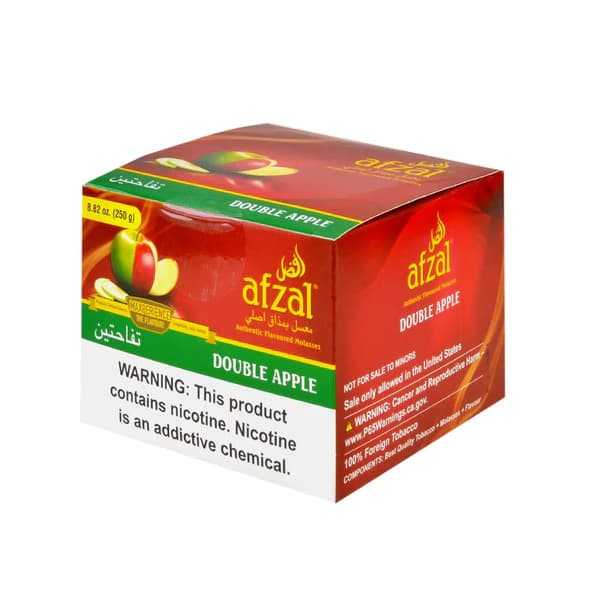 Afzal Double Apple Hookah Tobacco - 250g Shisha Molasses