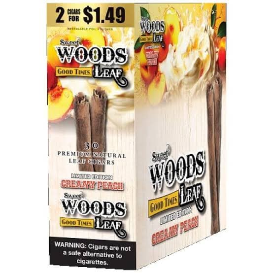 Good Times Sweet Woods Creamy Peach 15 pouches (Total 30)
