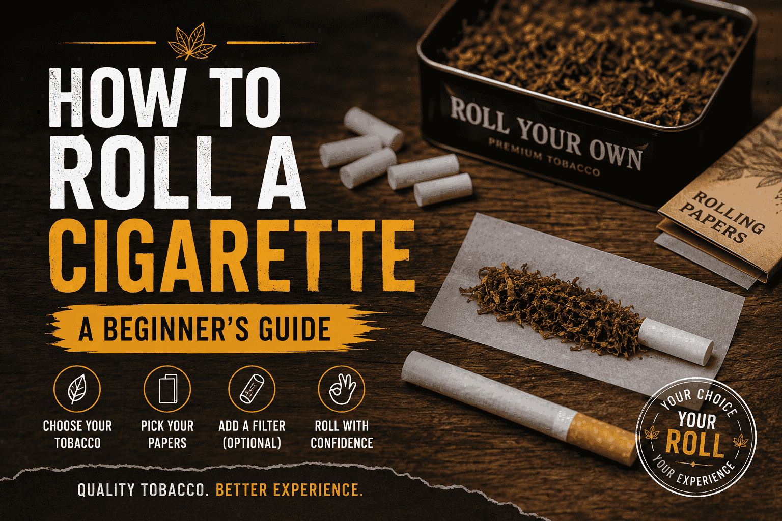 How to Roll a Cigarette: Beginner's Step-by-Step Guide