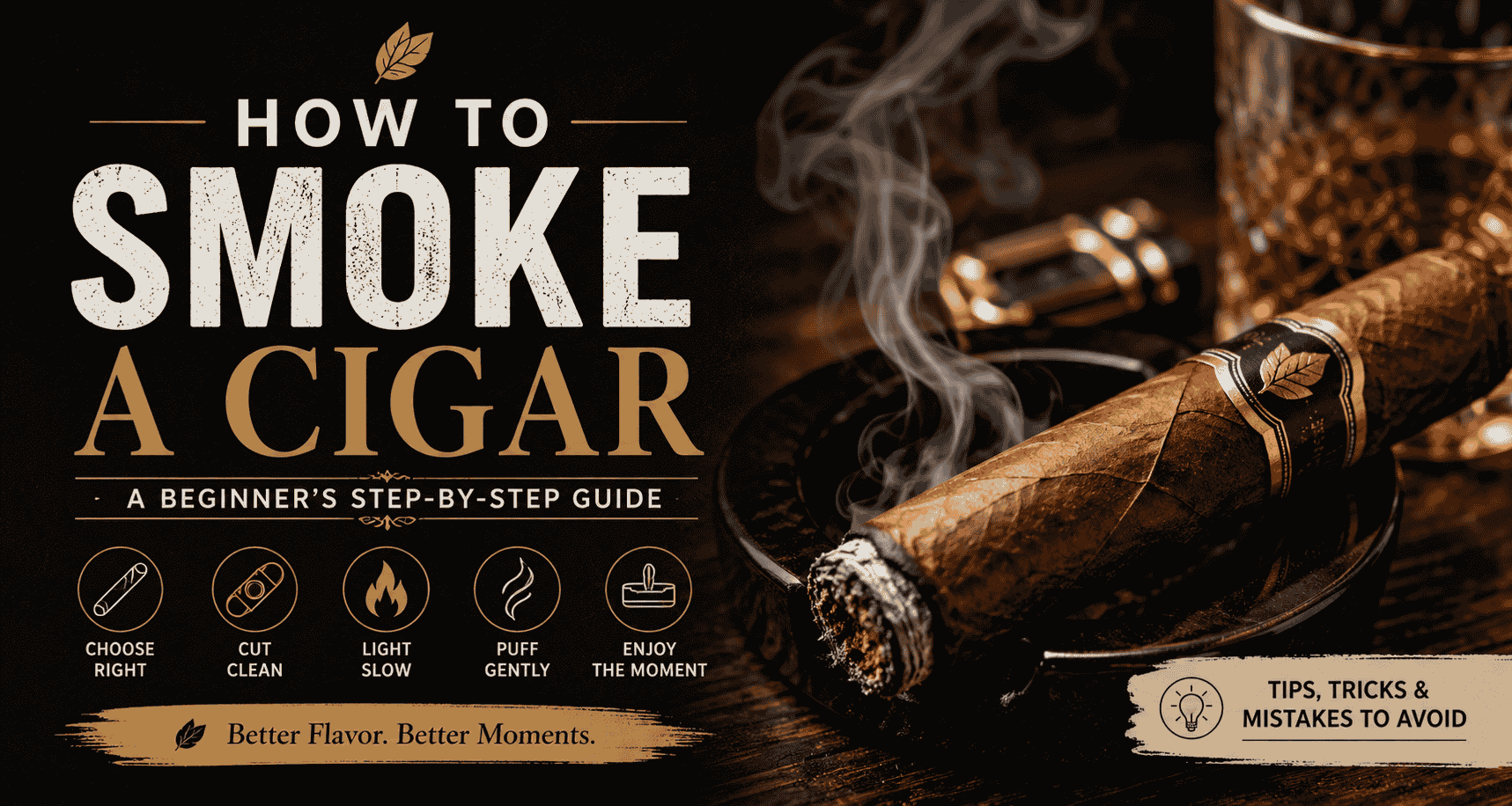 How to Smoke a Cigar: Beginner's Step-by-Step Guide