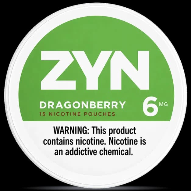 ZYN Dragonberry 6mg Nicotine Pouches (5 cans)