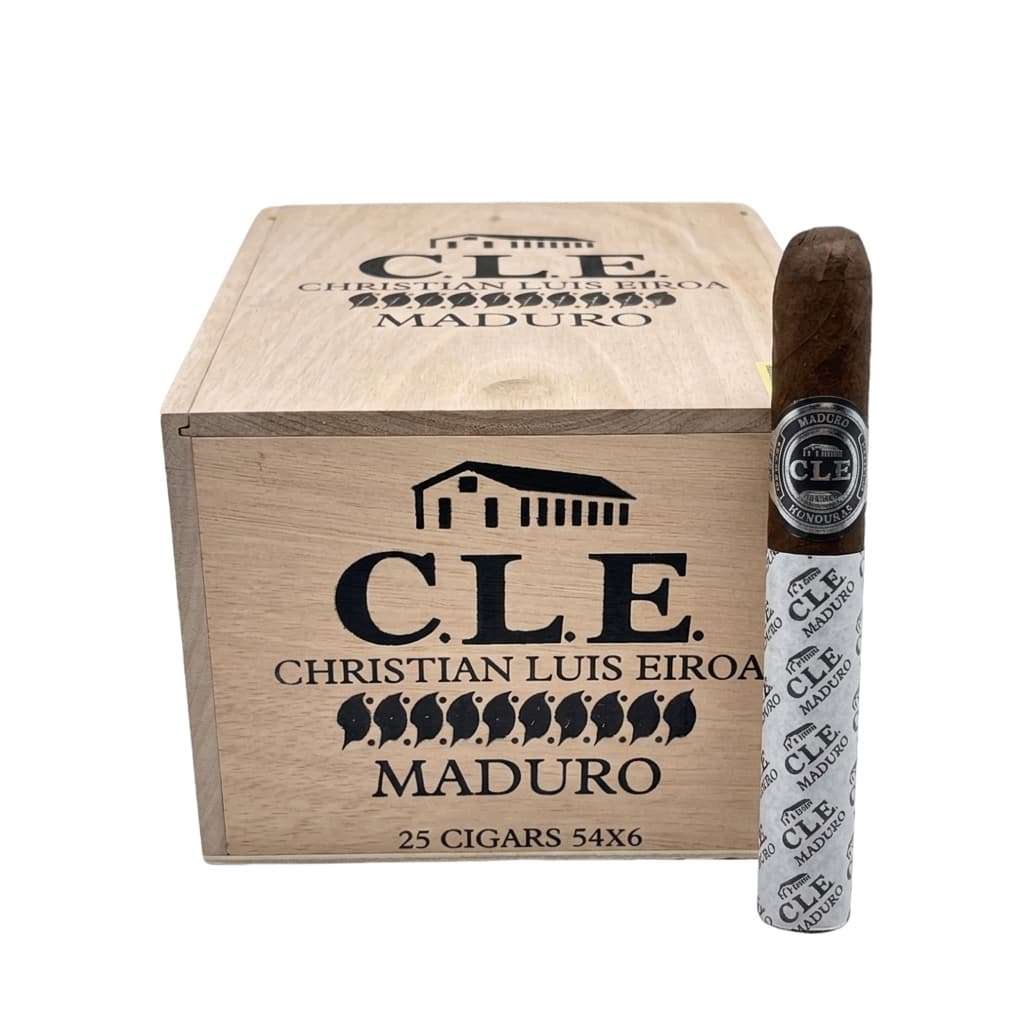 CLE Maduro 54x6 Cigars - Box of 25 (Mexican San Andrés Wrapper)