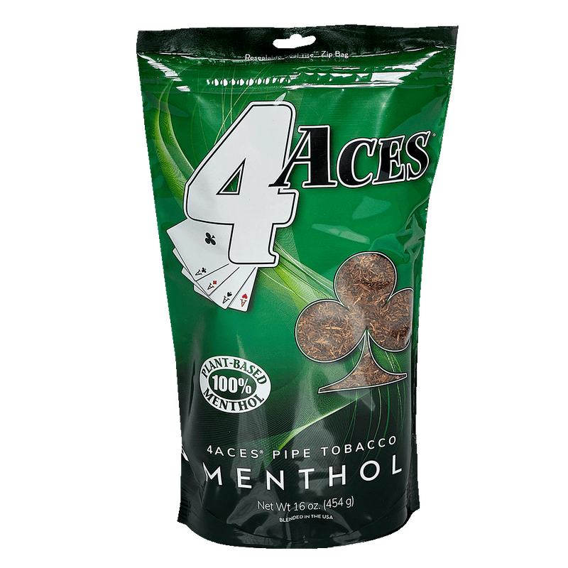4 Aces Pipe Tobacco - Menthol - 16 Oz