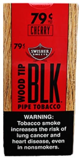 Swisher Sweets Wood Tip BLK Cherry (Pack of 25 Cigars)
