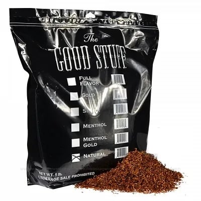 Good Stuff Natural Pipe Tobacco 5 Lb. Bag