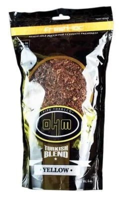 OHM Turkish Yellow Blend Pipe Tobacco 6 oz. Bag