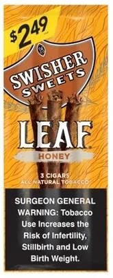 Swisher Sweets Leaf 10/3-ct Pack of 30 Honey