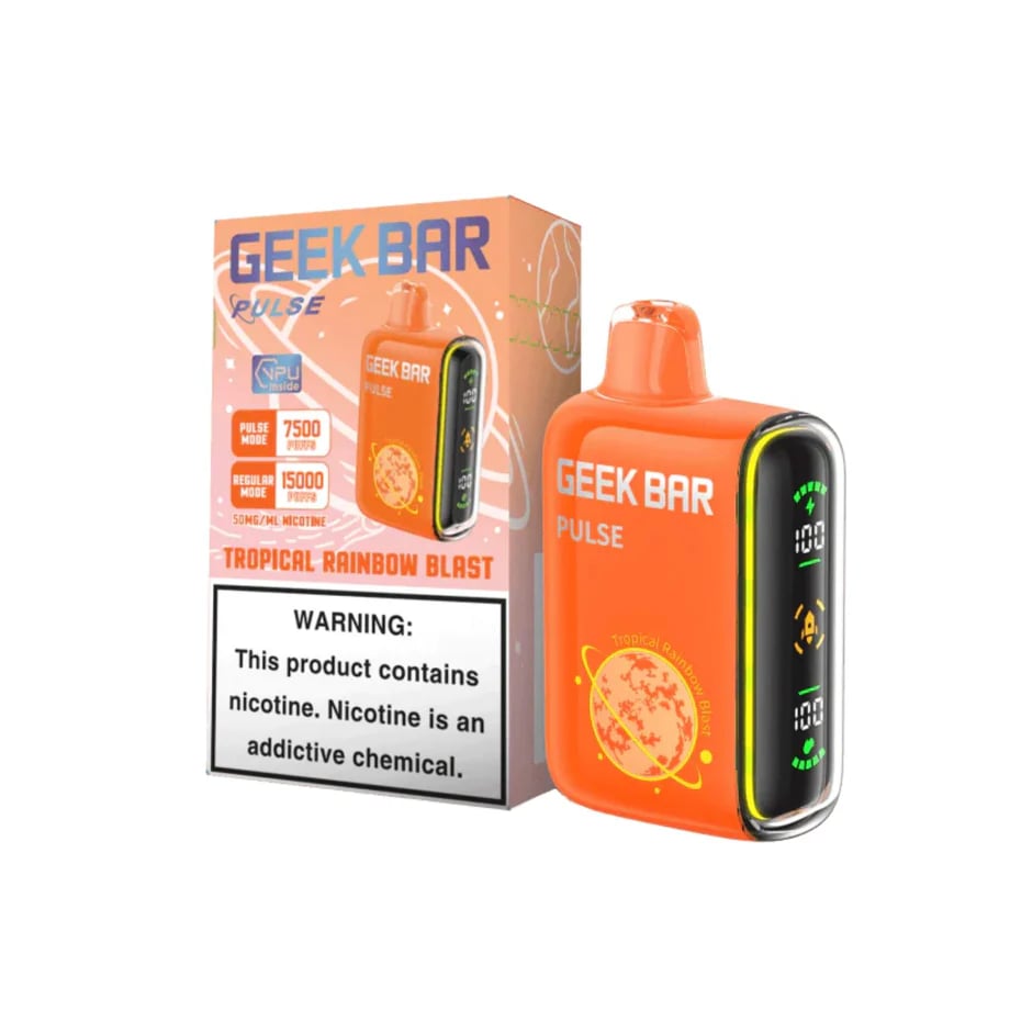 Geek Bar Tropical Rainbow Blast Disposable Vape | Sweet Tropical Fruit Flavor