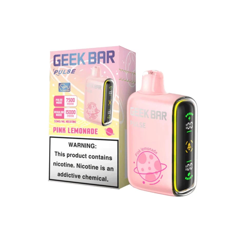 Geek Bar Pink Lemonade Disposable Vape | Sweet & Tangy Lemonade Flavor