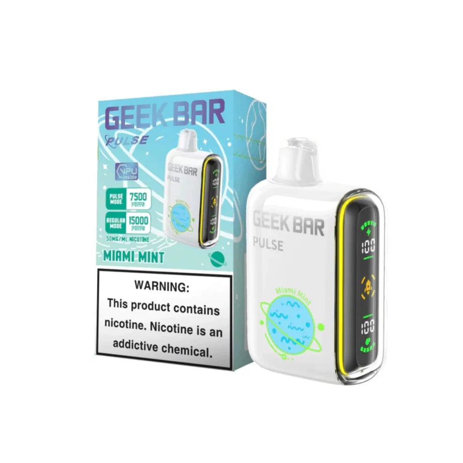 Geek Bar Miami Mint Disposable Vape | Cool Smooth Mint Refresh