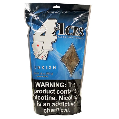 4 Aces Pipe Tobacco - Turkish - 16 Oz