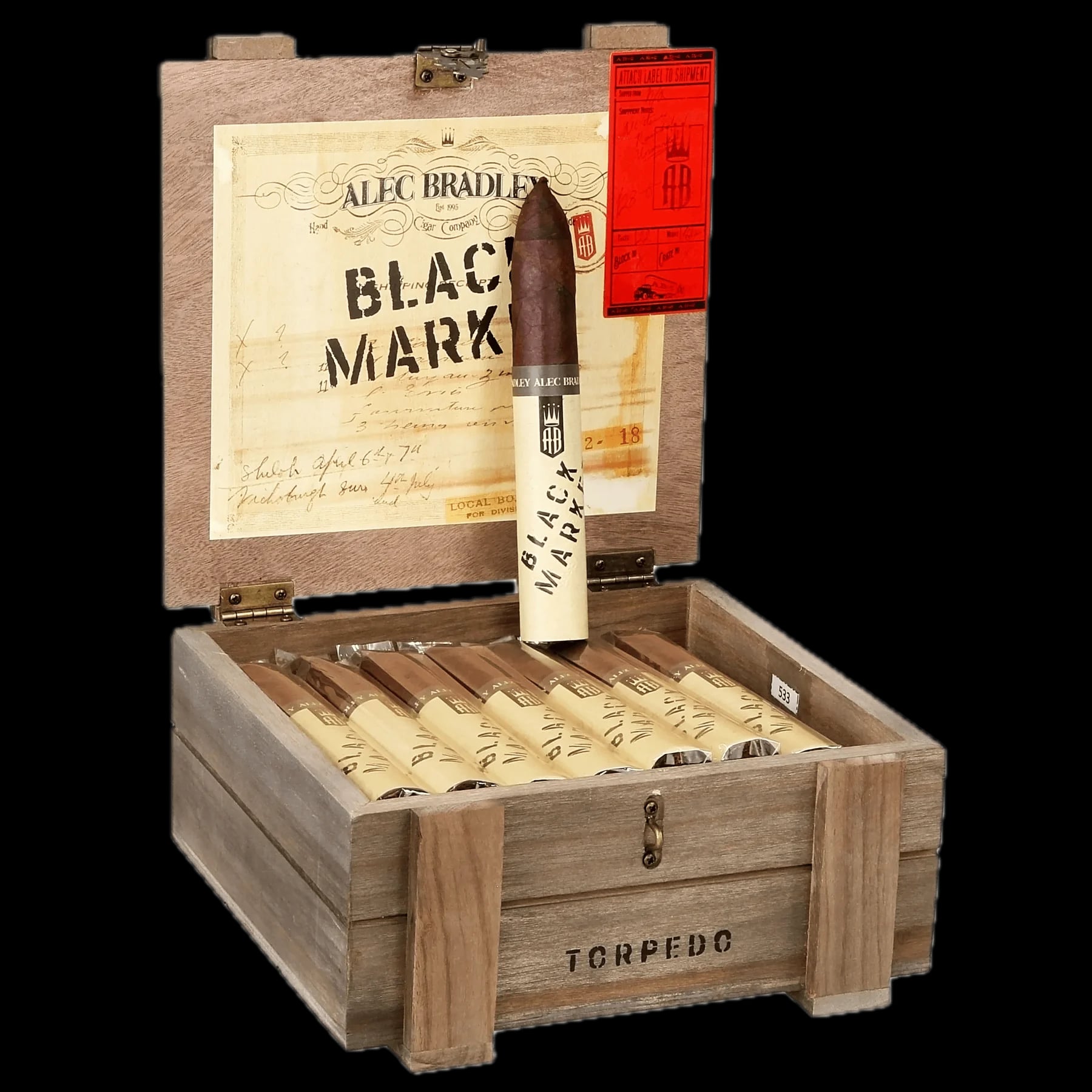 Alec Bradley - Black Market - Torpedo - BOX OF 24