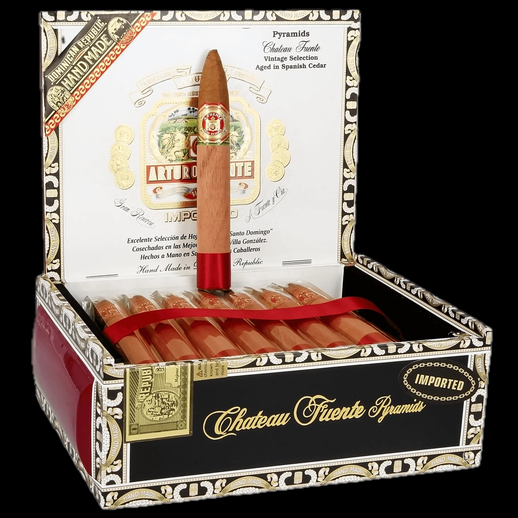 Arturo Fuente - Chateau Fuente - Pyramid - BOX OF 25
