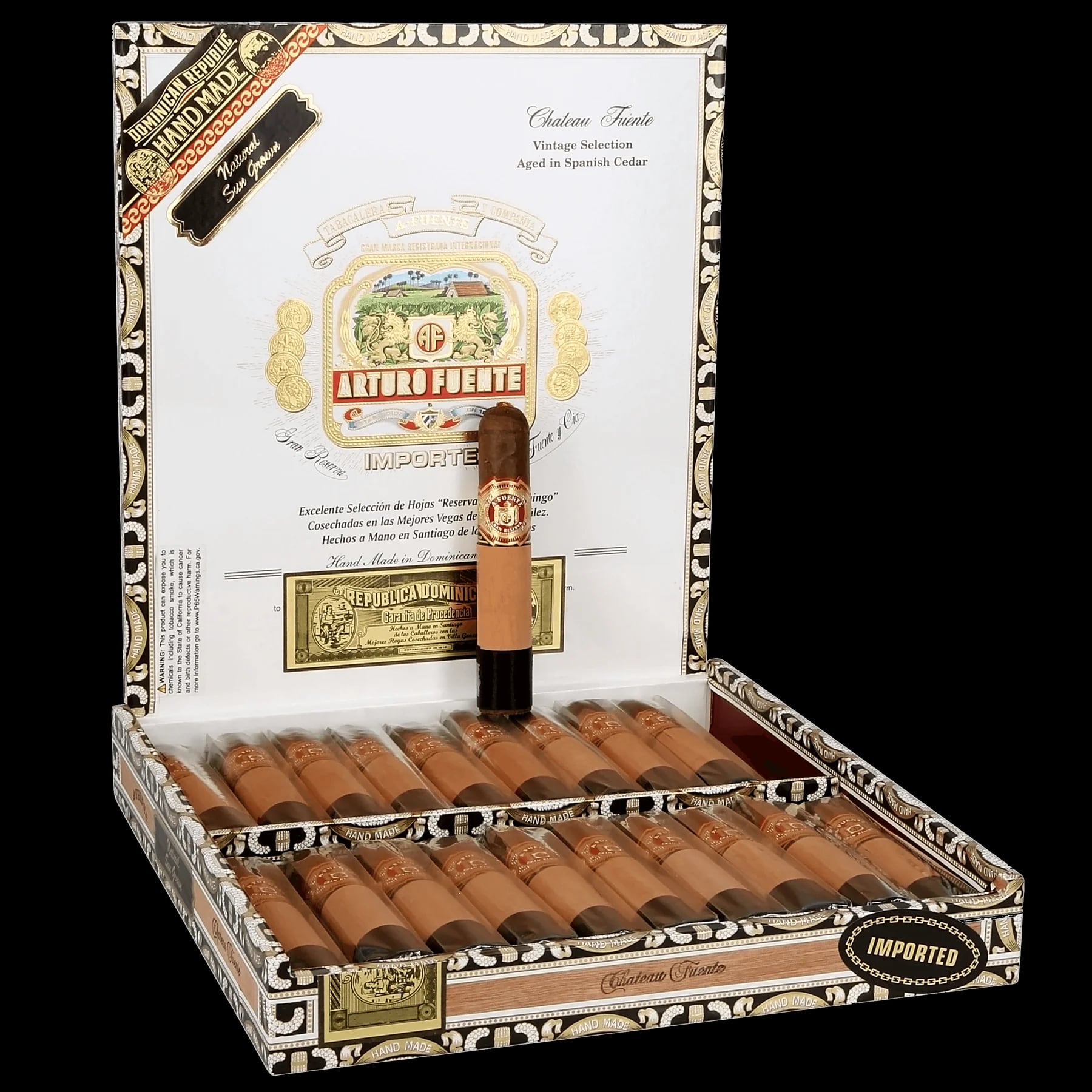 Arturo Fuente - Chateau Fuente - Sun Grown - BOX OF 20
