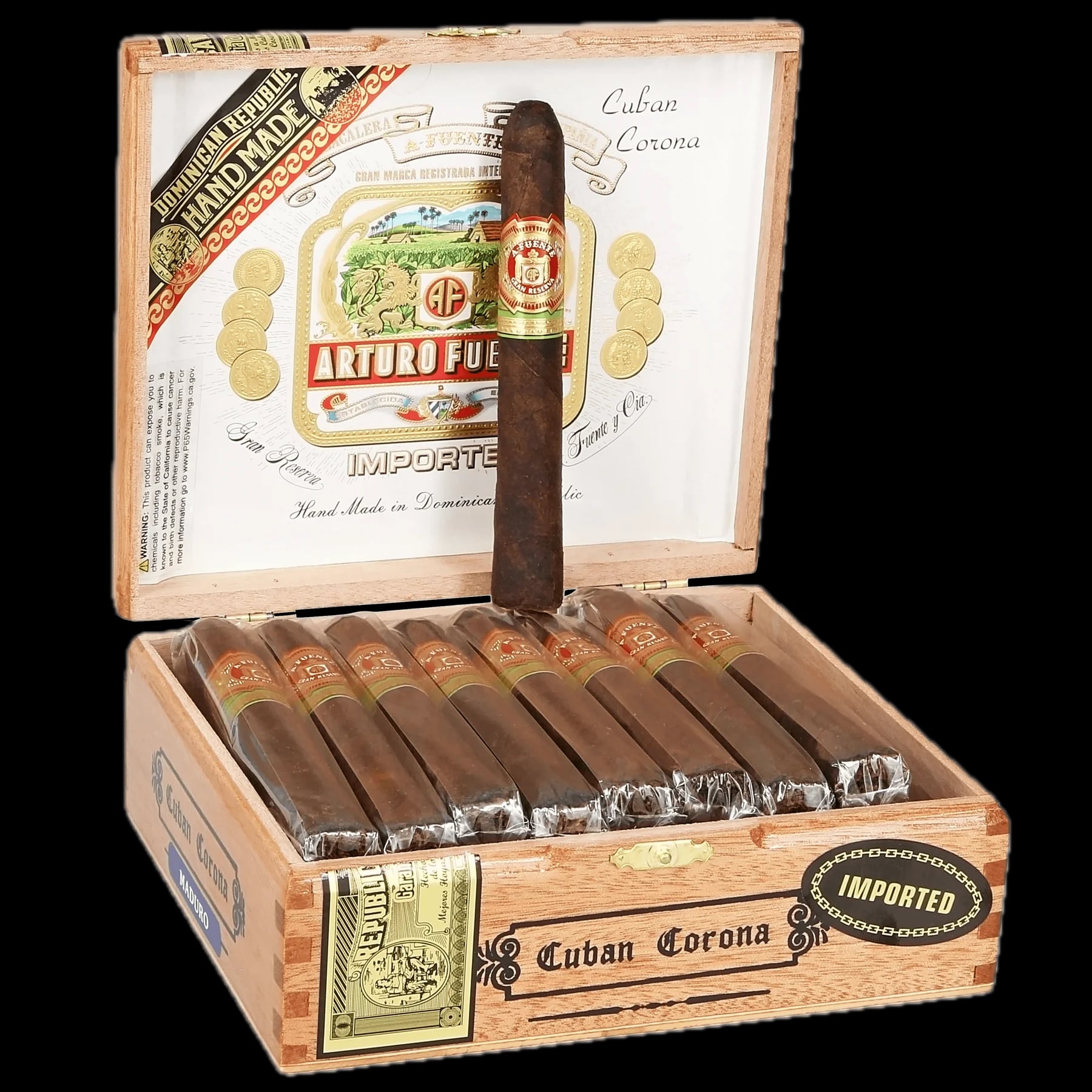 Arturo Fuente - Cuban Corona - Maduro - BOX OF 25