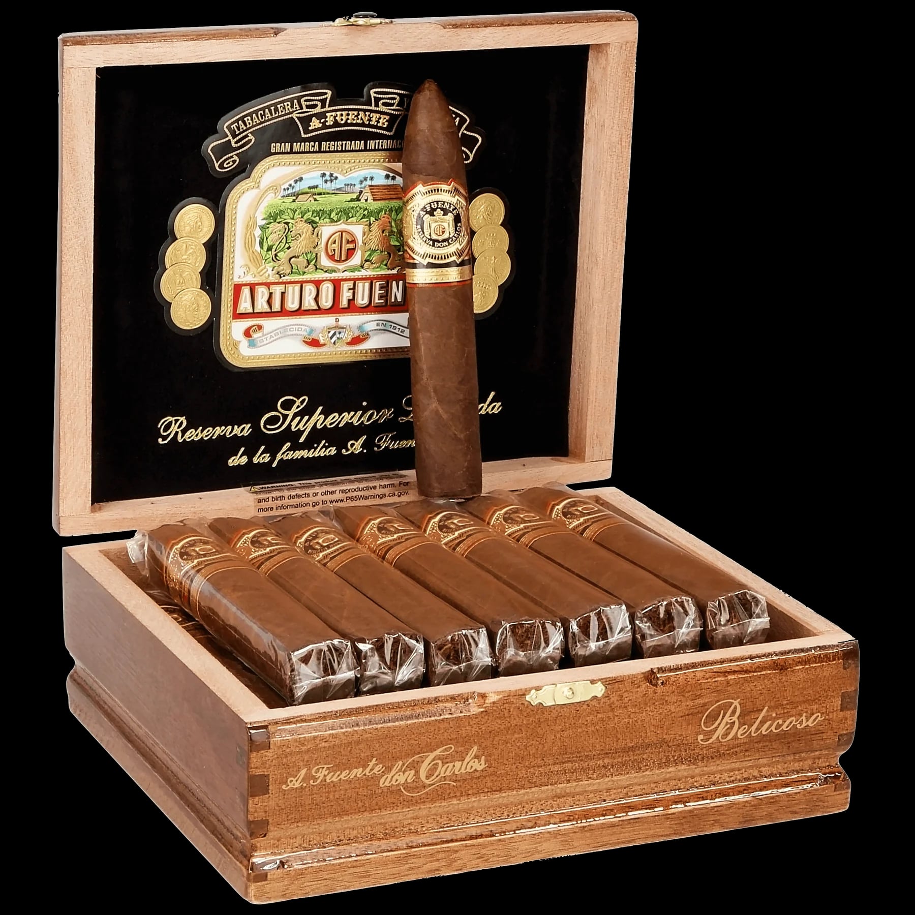 Arturo Fuente - Don Carlos - Belicoso - BOX OF 25