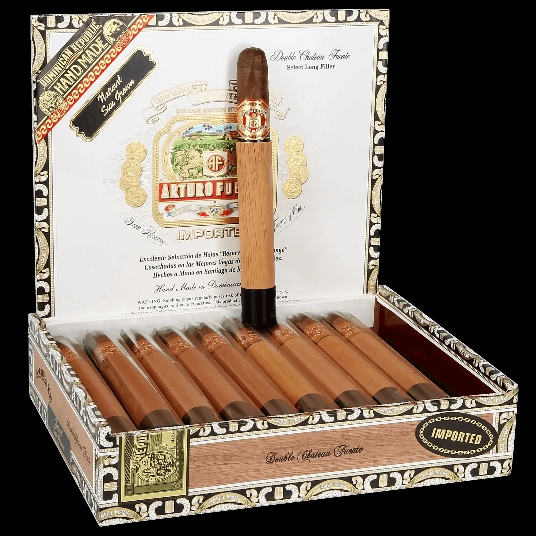 Arturo Fuente - Double Chateau Fuente - Sun Grown - BOX OF 20
