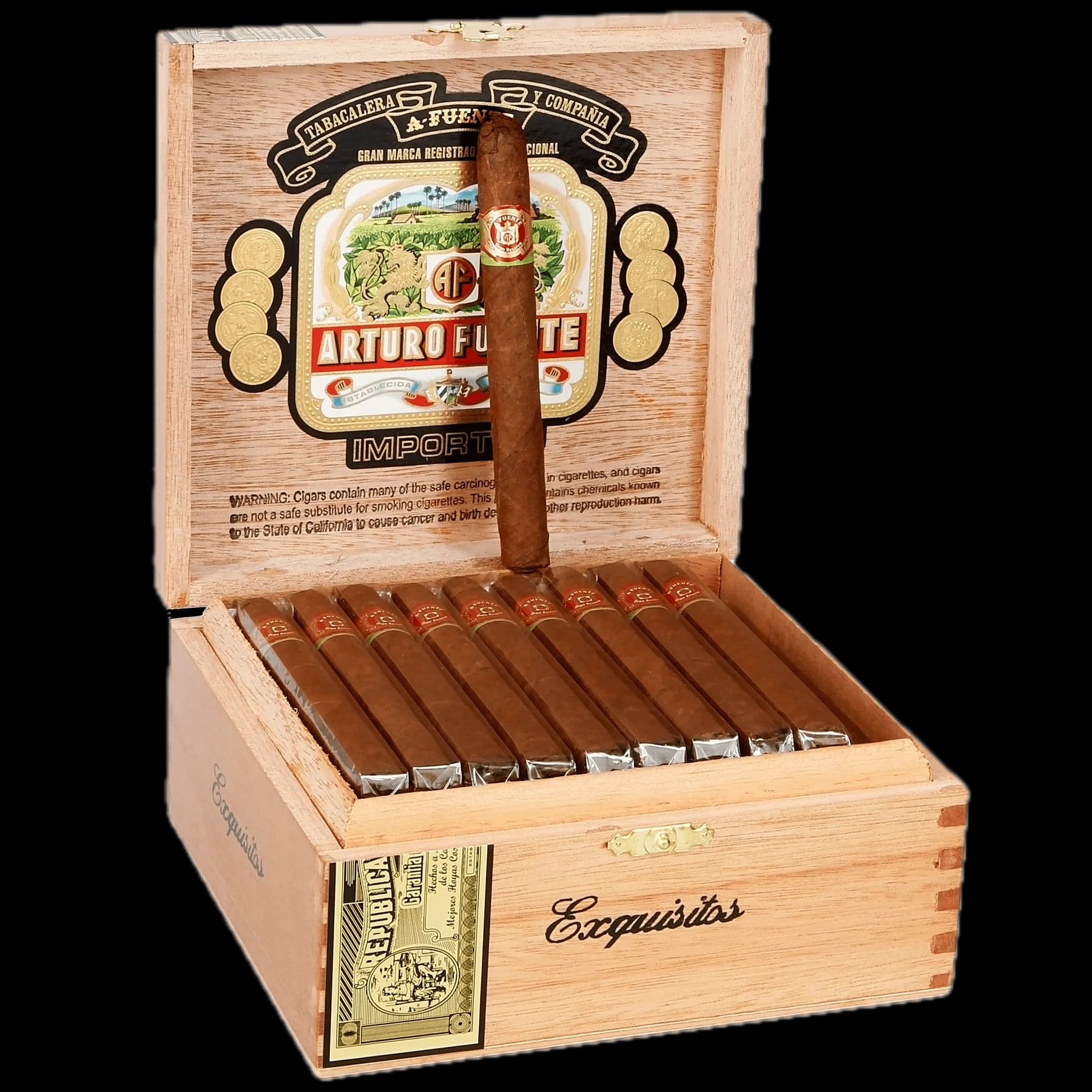 Arturo Fuente - Exquisito - Natural - BOX OF 50