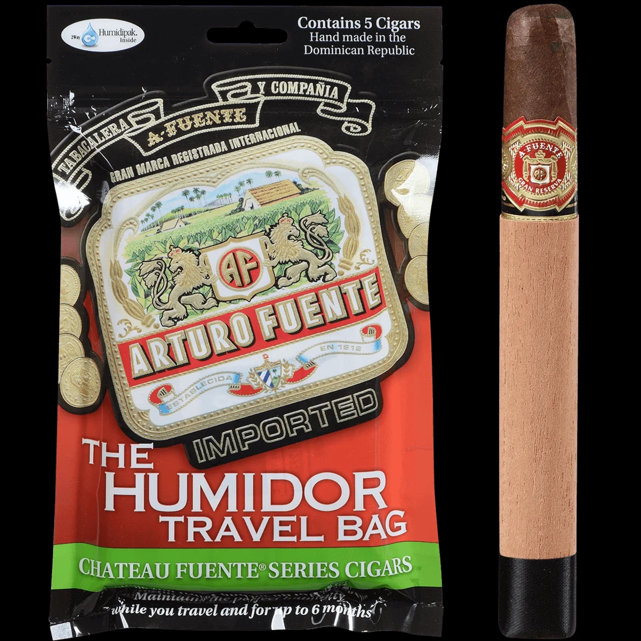 Arturo Fuente - Fresh Double Chateau - Sun Grown - BOX OF 5