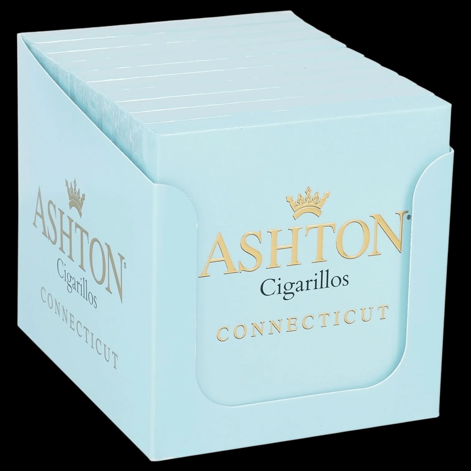 Ashton - Small - Connecticut (Blue) - Cigarillos - 100 Count (10 x 10)