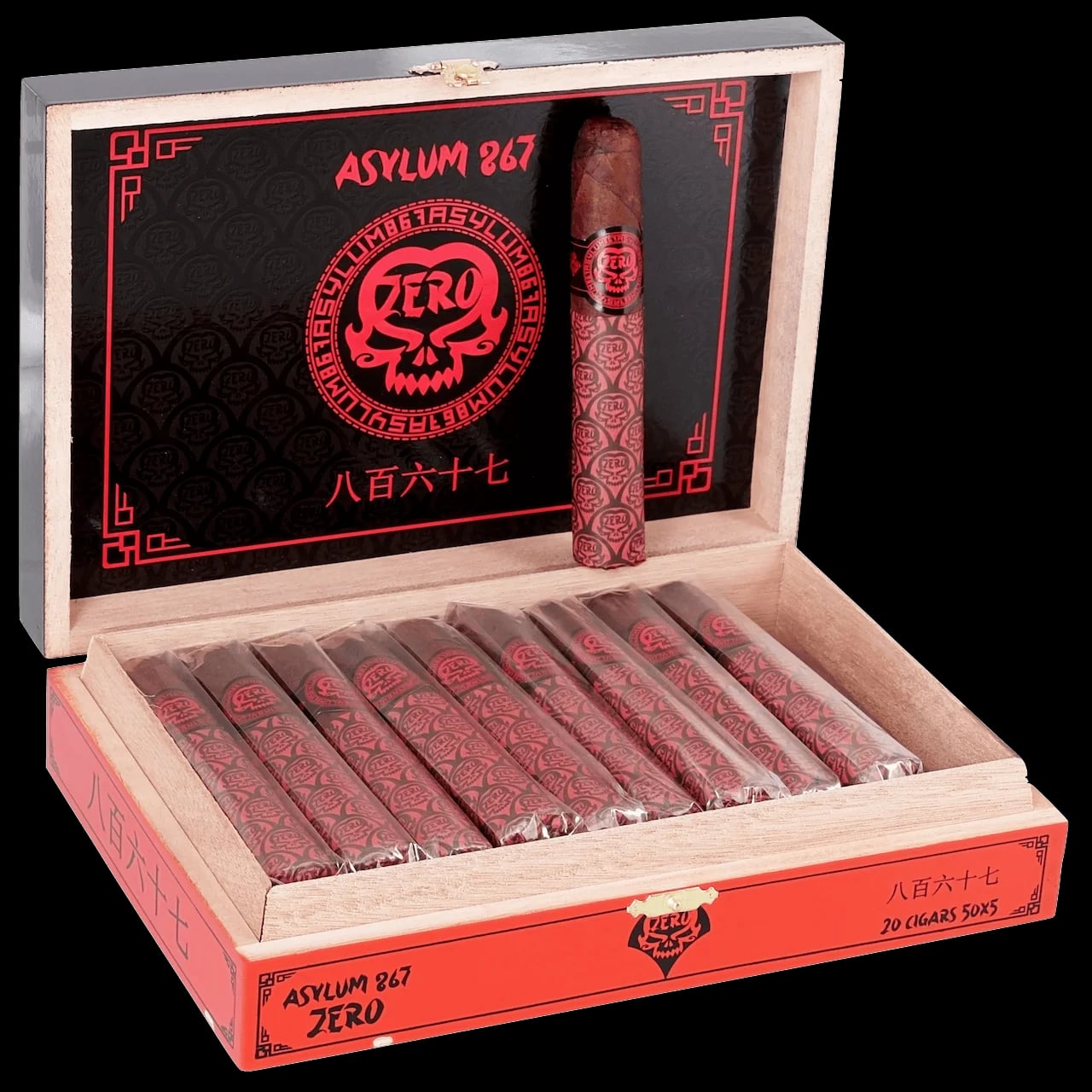 Asylum - 867 Zero - Robusto - 5 x 50 - BOX OF 20
