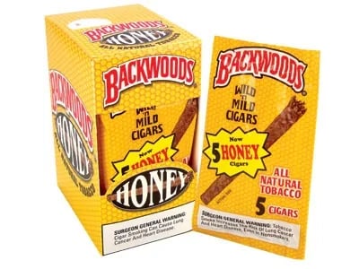 Backwoods - Honey - 8 Packs of 5 (Total 40)