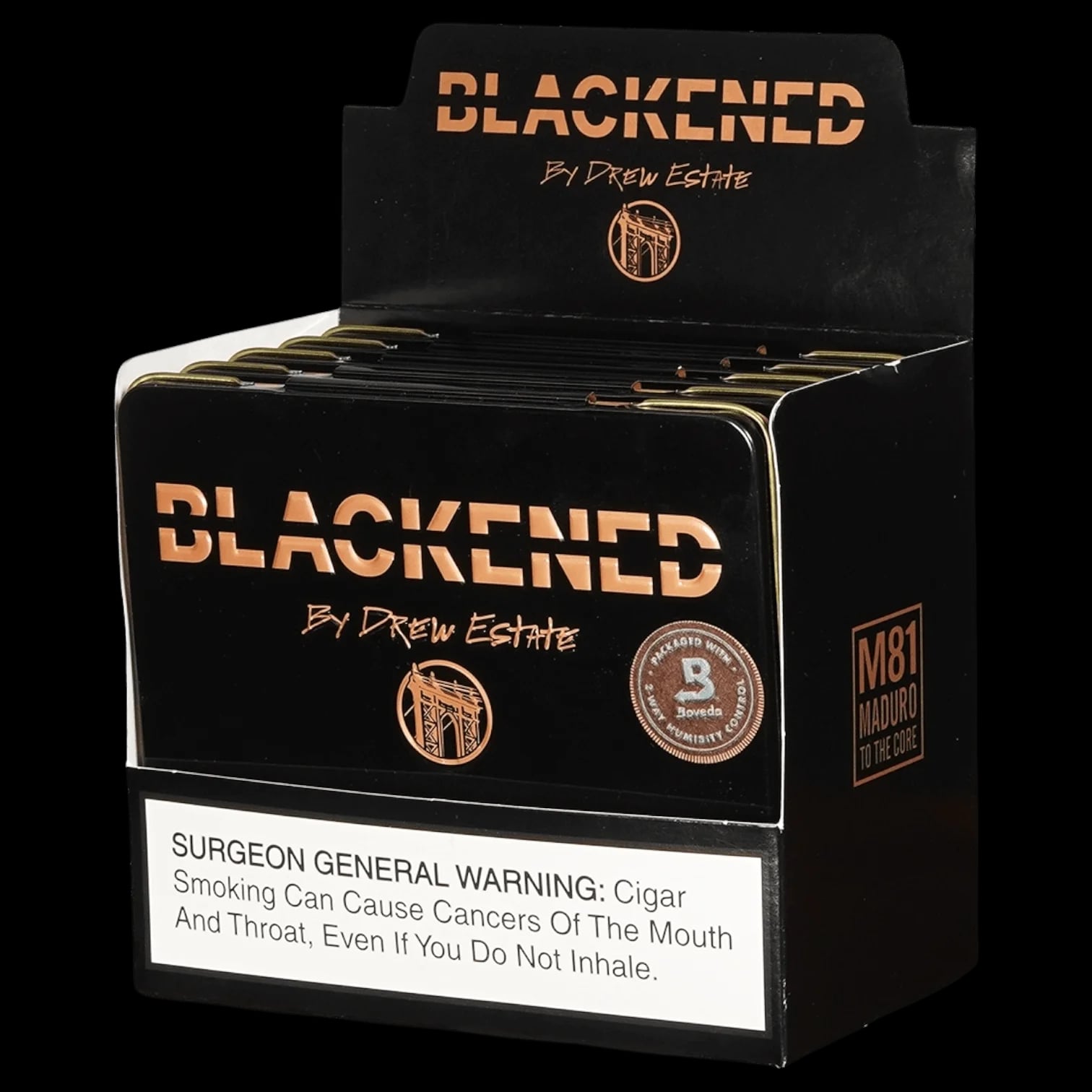 Blackened M81 - 10 Packs of 5 (Total 50)