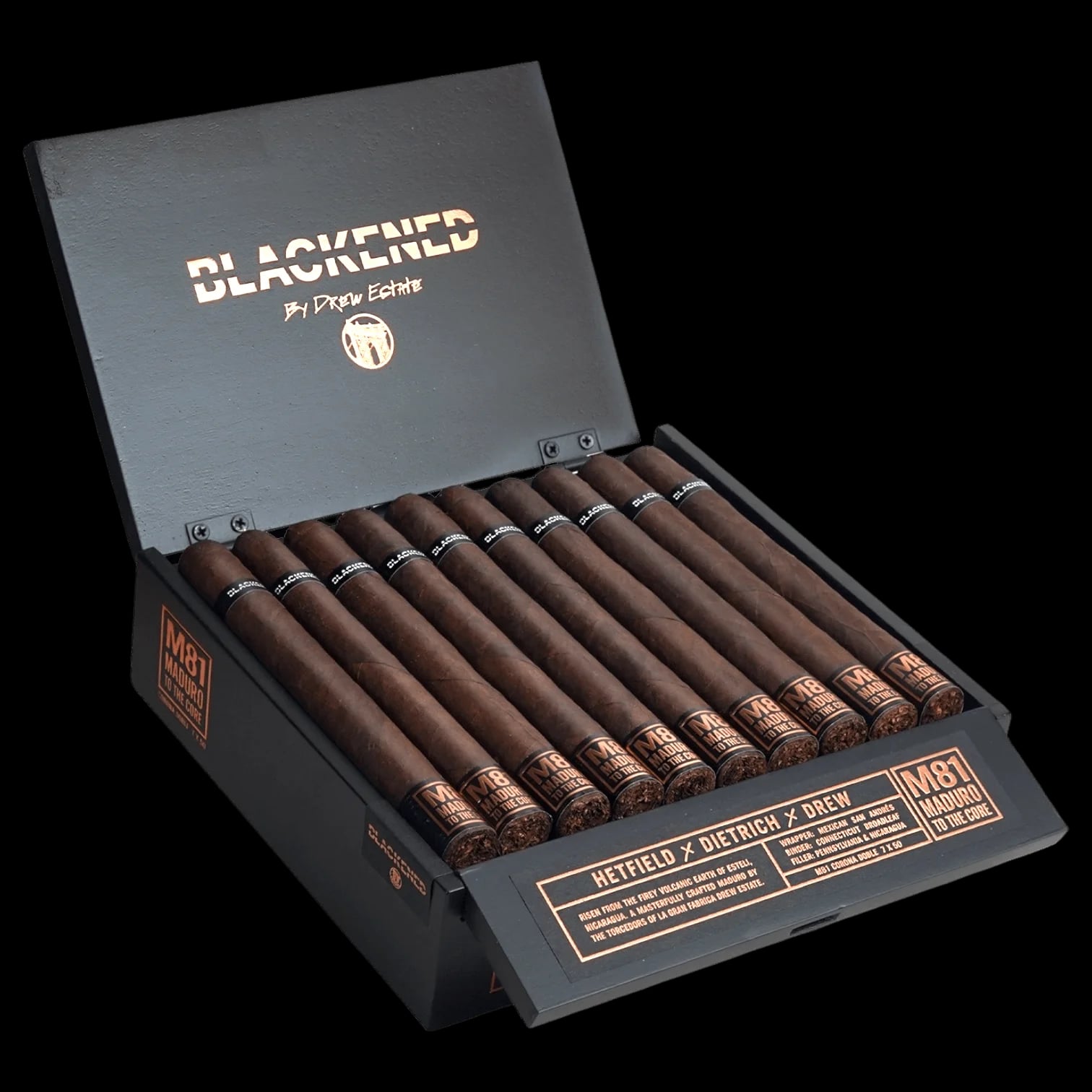 Blackened M81 - Corona Doble - BOX OF 20