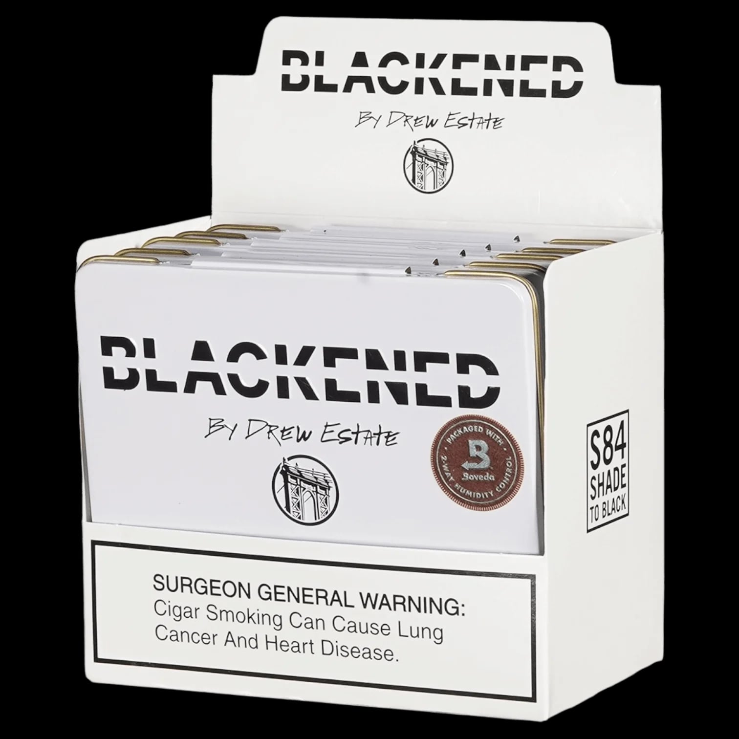 Blackened S84 - 10 Packs of 5 (Total 50)
