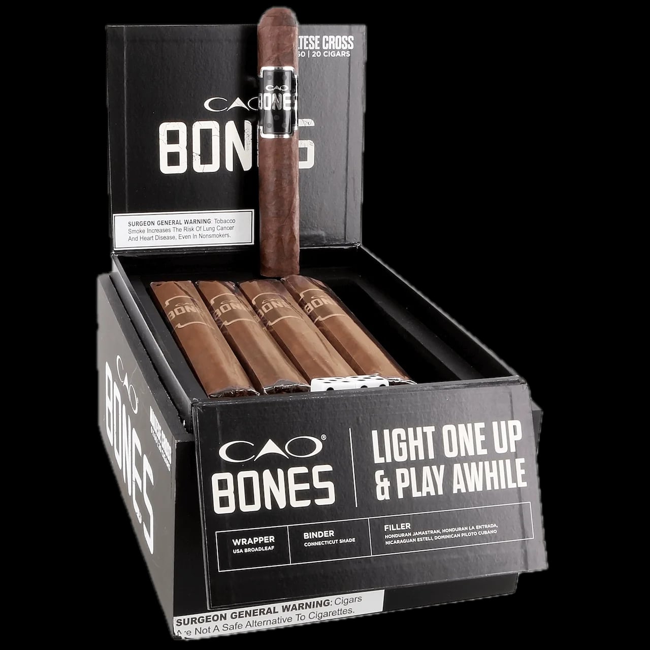 CAO Bones - Maltese Cross - BOX OF 20