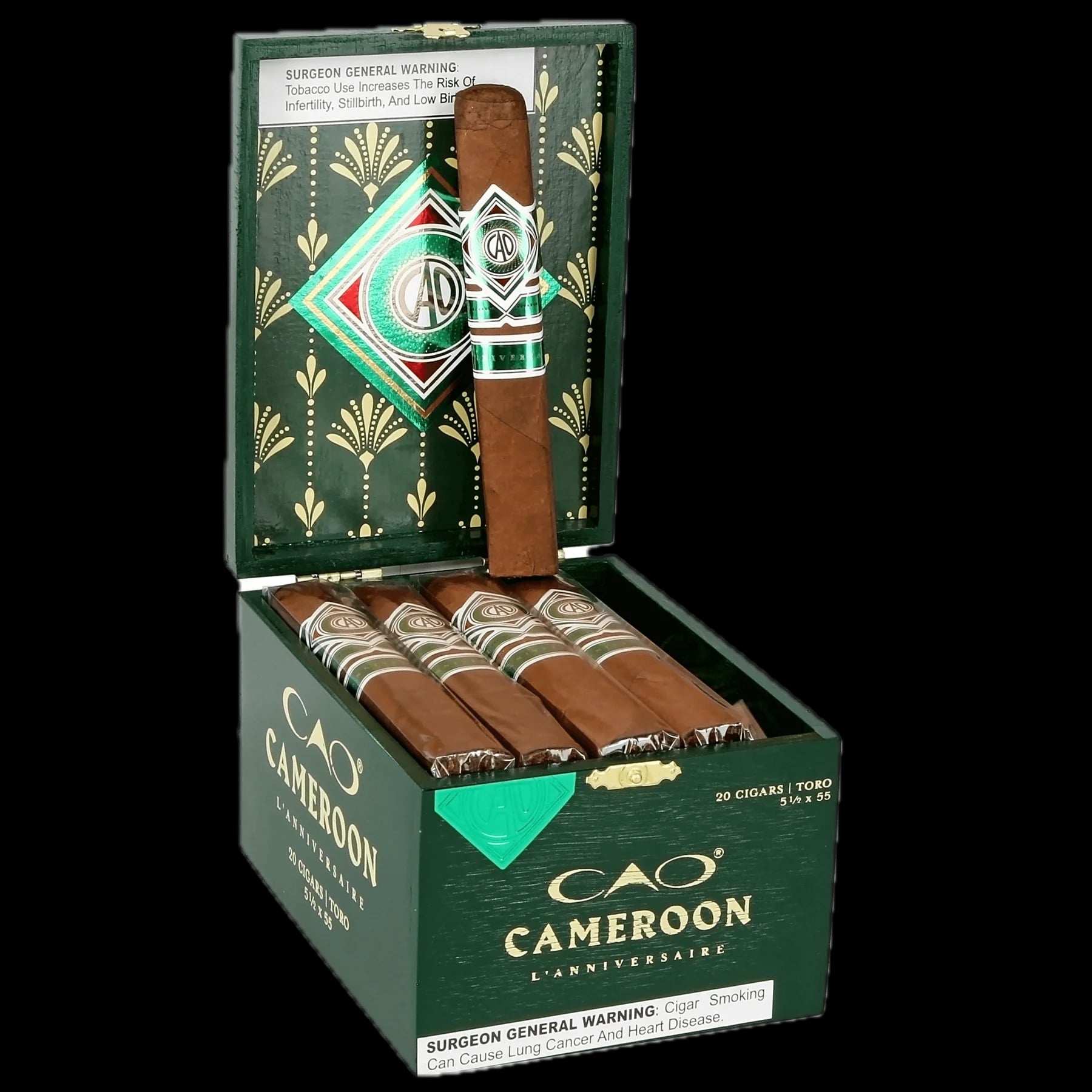CAO Cameroon - Churchill - BOX OF 20