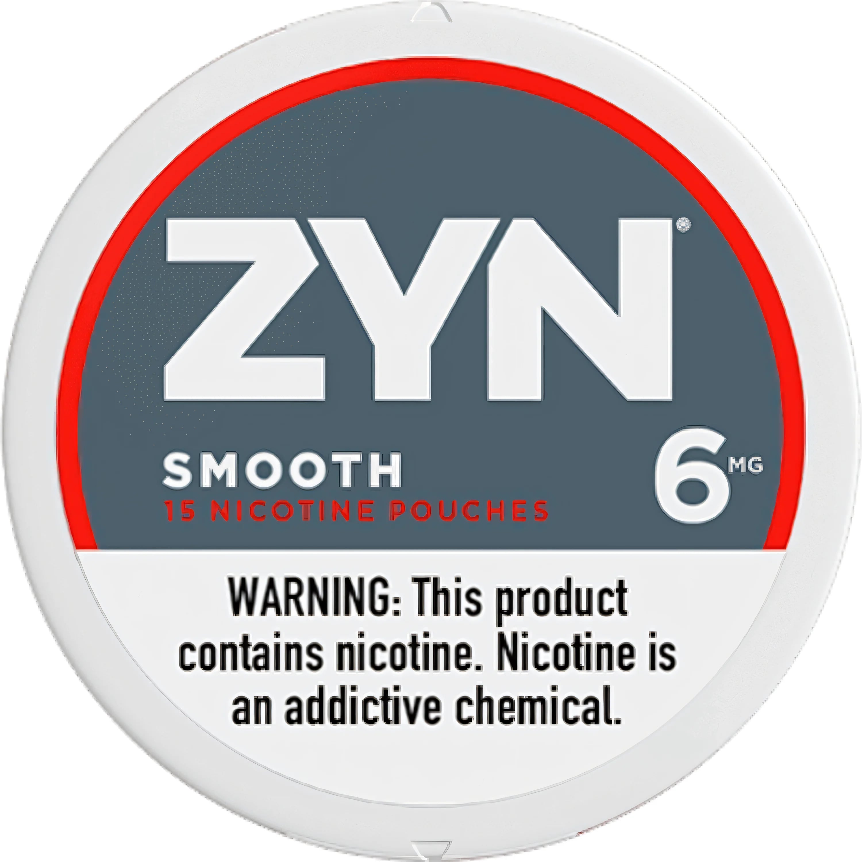 ZYN Smooth 6mg Nicotine pouches (5 cans)