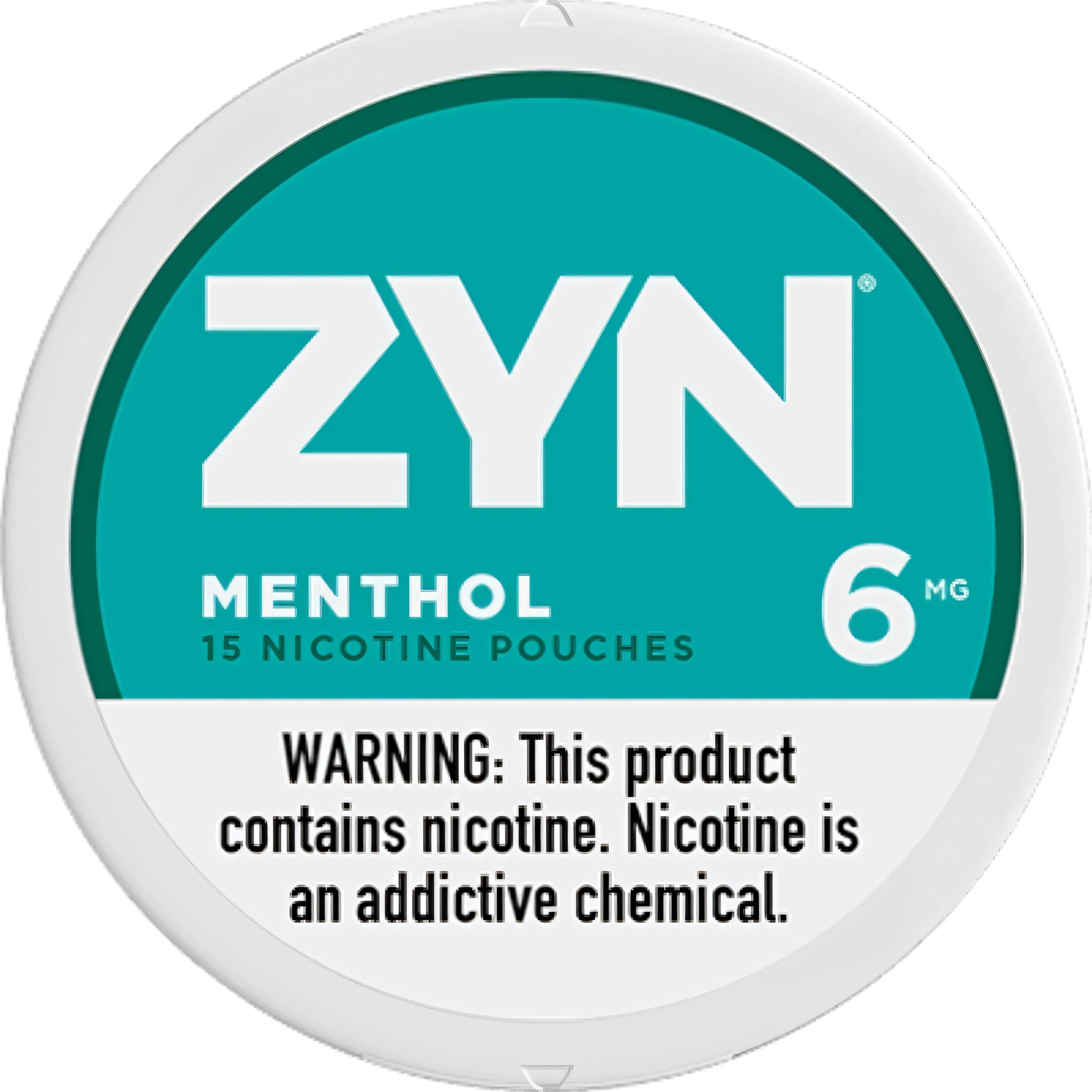 ZYN Menthol 6mg Nicotine pouches (5 cans)