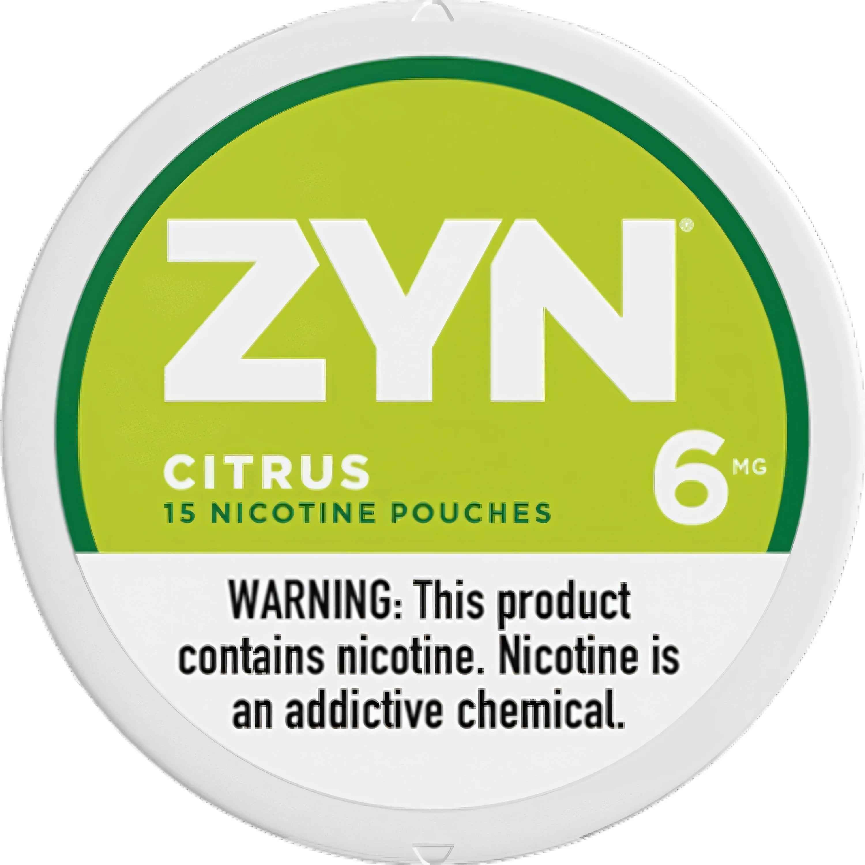 ZYN Citrus 6mg Nicotine pouches (5 cans)