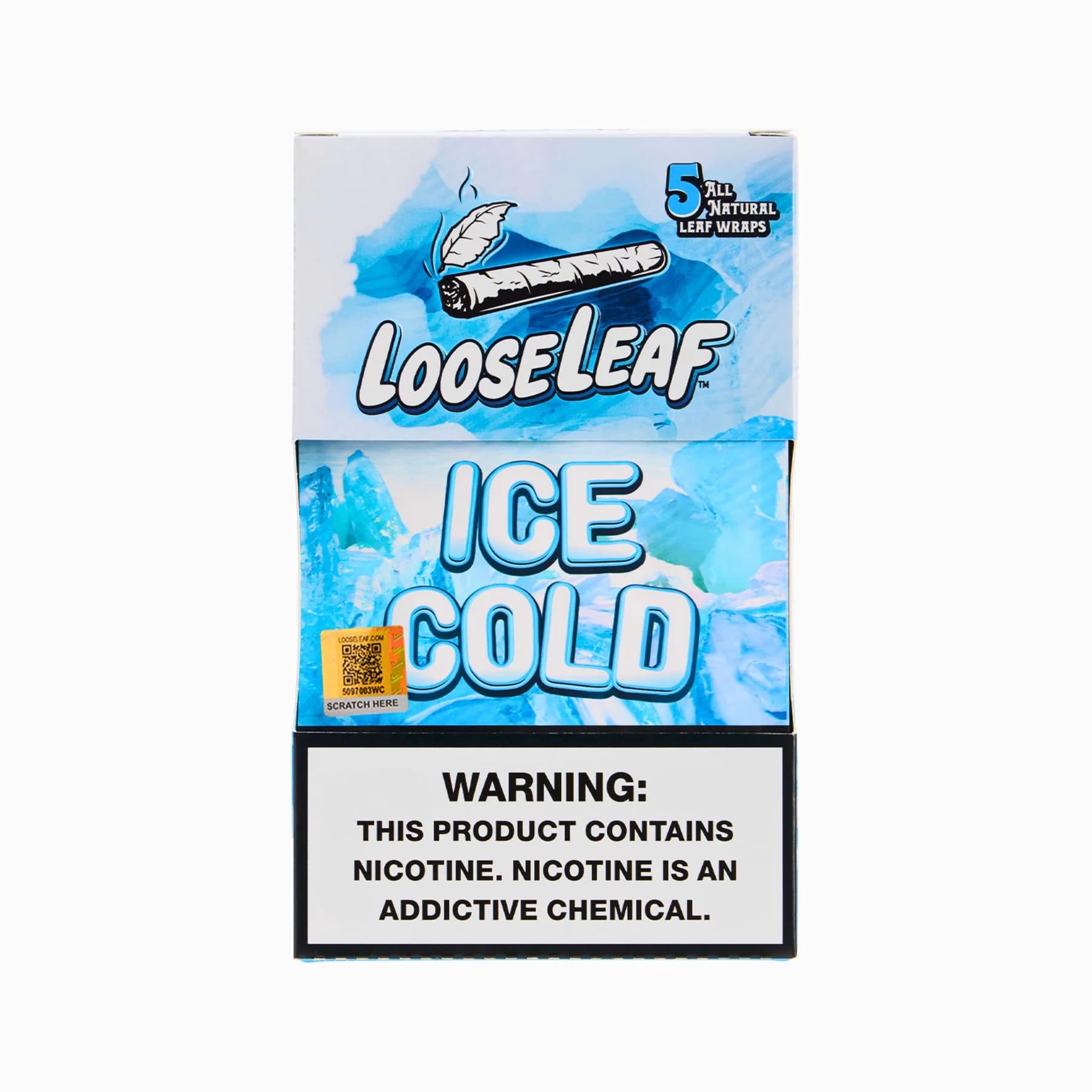 Loose Leaf Ice Cold wraps, 8 packs of 5