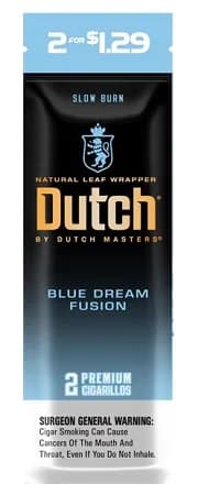 Dutch Masters Foil Fresh Blue Dream Fusion Cigarillos (30 Packs of 2)