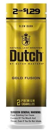 Dutch Masters Foil Fresh Gold Fusion Cigarillos (30 Packs of 2)