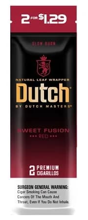 Dutch Masters Foil Fresh Sweet Fusion Cigarillos, 30 Packs of 2