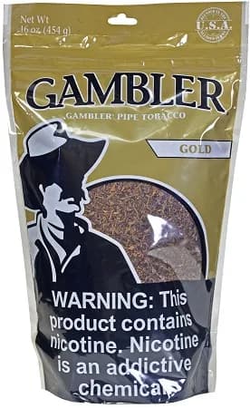 Gambler Pipe Tobacco Gold 16 oz. Bag