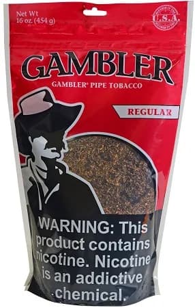 Gambler Pipe Tobacco Regular 16 oz. Bag