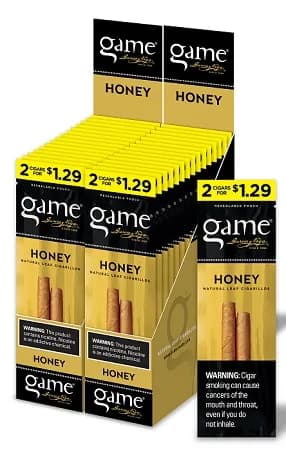 Game Vega Cigarillos Honey Foil 30 Pouches of 2