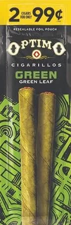 Optimo Cigarillos 30 Pouches of 2 Green