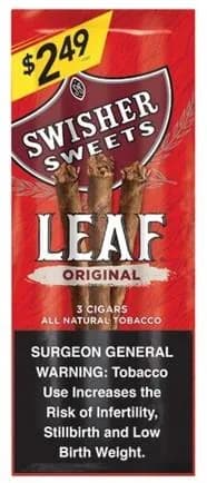 Swisher Sweets Leaf 10/3-ct Pack of 30 Original